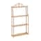 Hello Honey® 34.5" Natural Wood Wall Shelf with Shelves